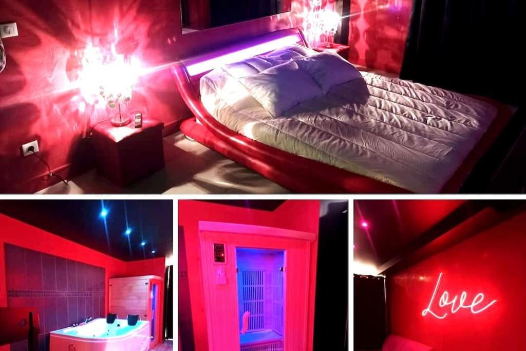 Appartement Balneo Et Sauna Prives The Red Room Mauguio Exterior foto