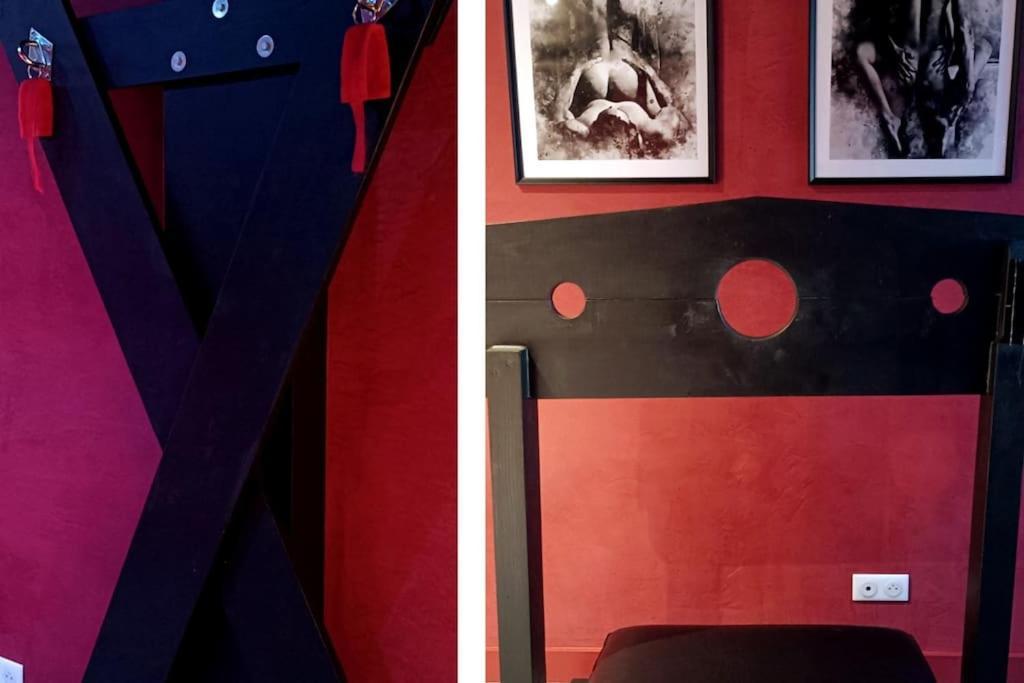 Appartement Balneo Et Sauna Prives The Red Room Mauguio Exterior foto